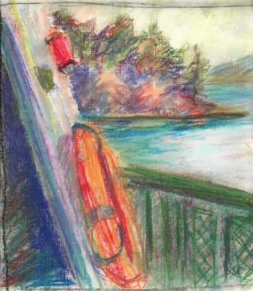 Ferry View Prep Sketch B
Conte Crayon
12"x12"