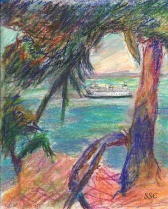 Ferry View Prep Sketch C
Conte Crayon
11"x14"